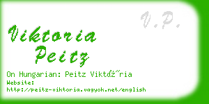 viktoria peitz business card